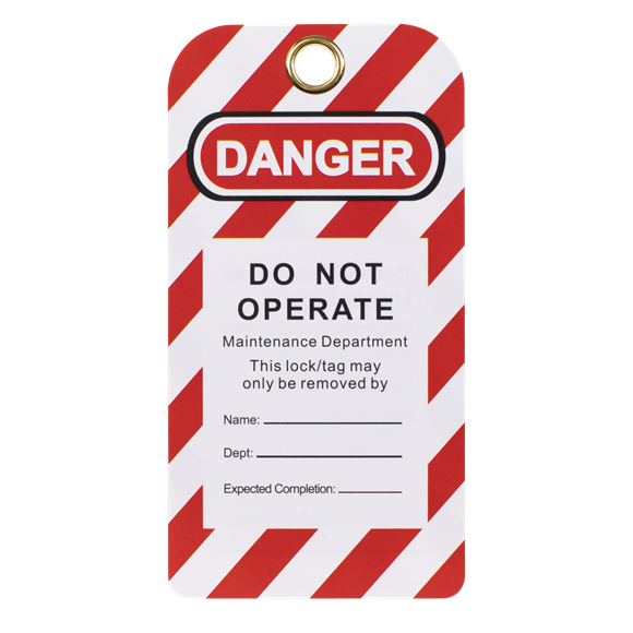 Sealey EV17 Safety Lockout Tag 10pc