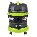 Sealey PC150BV BuilderVac®15L M Class Vacuum Cleaner Wet & Dry with Stainless Steel Drum 1400W/230V - FILTER SHAKE / AUTO START / ACCESSORIES Included