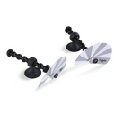 BETA Tools 1344 Feeler gauges for car body repair shops, pair, 10-bladed, with suction cup, ideal for fitting car rear windows