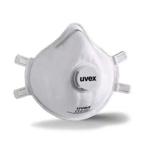uvex silv-Air c 2312 (small) FFP3 cup shape valved preformed mask smaller cup size suitable for narrower faces