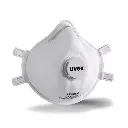 uvex silv-Air c 2312 (small) FFP3 cup shape valved preformed mask smaller cup size suitable for narrower faces