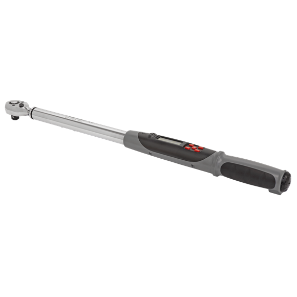 Sealey STW306 Digital Torque Wrench with Angle Function 1/2"Sq Drive 20-200Nm