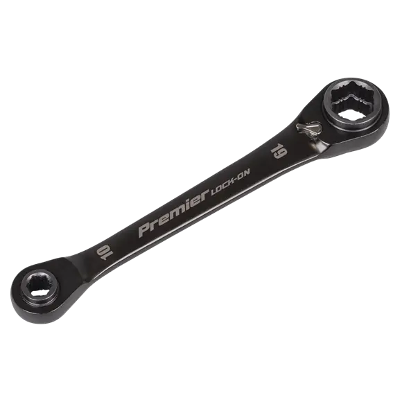 Sealey AK63923 4-in-1 Reversible Lock-On™ Ratchet Ring Spanner