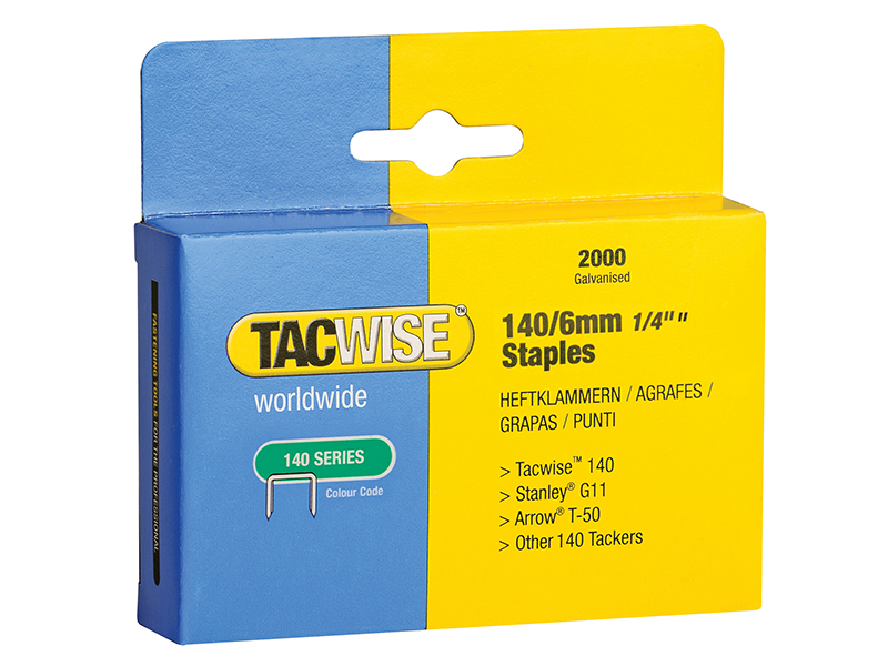 140 Heavy-Duty Staples 6mm (Type T50  G) (Pack 2000)