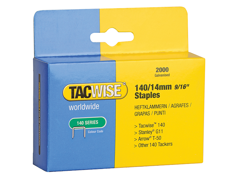 140 Heavy-Duty Staples 14mm (Type T50  G) (Pack 2000)