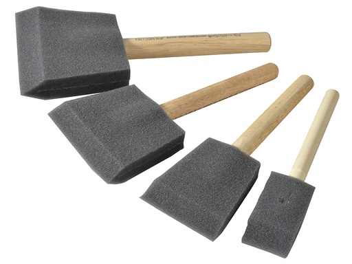 [RUSFBSET] Foam Brush Set, 4 Piece