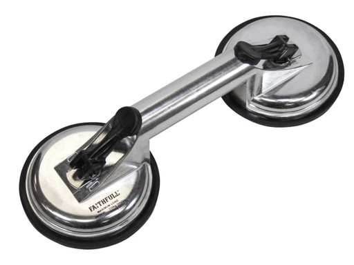 [FAISUCPAD2P] Double Pad Aluminium Pro Suction Lifter