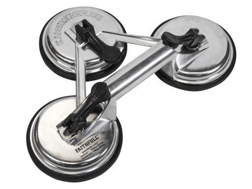 [FAISUCPAD3P] Triple Pad Aluminium Pro Suction Lifter