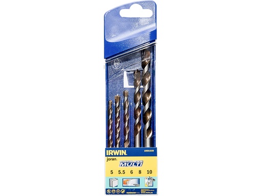 [IRW10501939] Cordless Multi-Purpose Drill Bit Set, 5 Piece 5-10mm