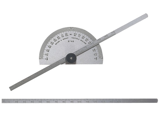 [MAW44M] Protractor Type Depth Gauge Metric 0-150mm