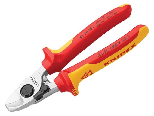 [KPX9526165] VDE Cable Shears with Return Spring 165mm