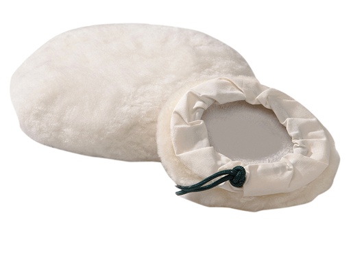 [FLE40010] Tie-On Lambswool Bonnet 150mm (6in)