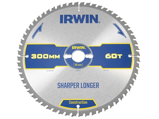 [IRW1897452] Construction Table & Mitre Circular Saw Blade 300 x 30mm x 60T ATB