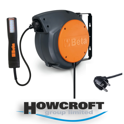 [1842] BETA Tools 1842 Automatic cable reel with LED inspection lamp, 100-240Vac