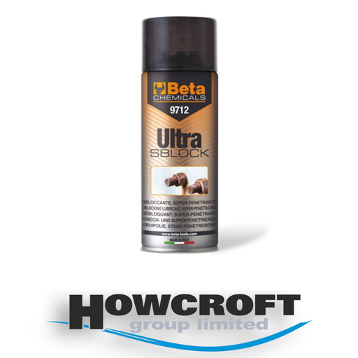 [9712] Beta Tools 9712 - Unlocking lubricant, super-penetrating, for rust / oxidation removal from nuts, bolts & gears.