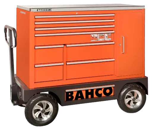 [1475KXXL8CWTSS] BAHCO Buy local 53" Special Tool Trolley with 8 Drawers and Side Cabinet 1475KXXL8CWTSS