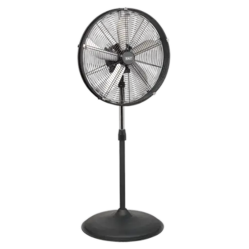 [HVF20PO] Sealey HVF20PO Industrial High Velocity Oscillating Pedestal Fan 20" 230V