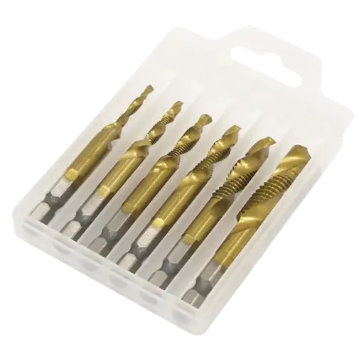 [AK3025] Sealey AK3025 Combination Drill & Tap Bit Set 6pc